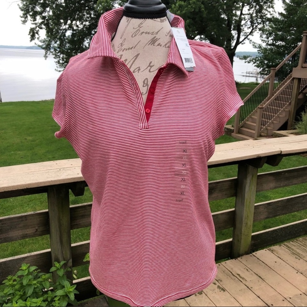 Liz Claiborne LizGolf Golf Polo Shirt XL